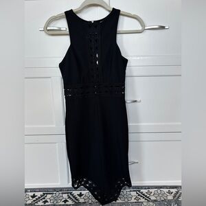 Elegant Black Lace Dress